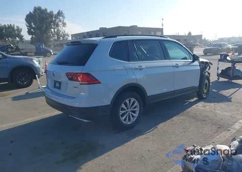 2018 Volkswagen Tiguan 2.0T S z USA, uszkodzony, nr VIN 3VV0B7AX0JM025608
